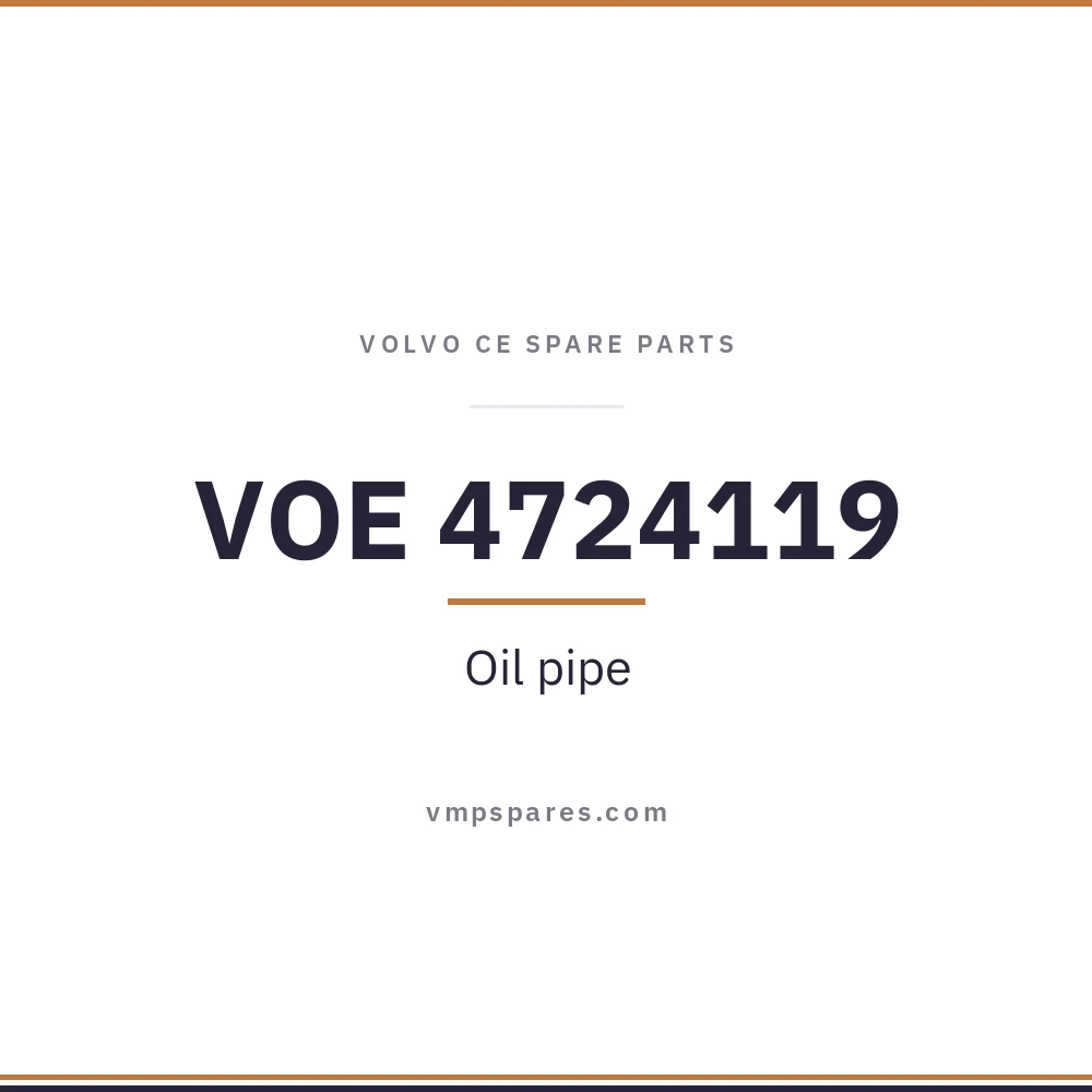 VOE 4724119 – Oil pipe
