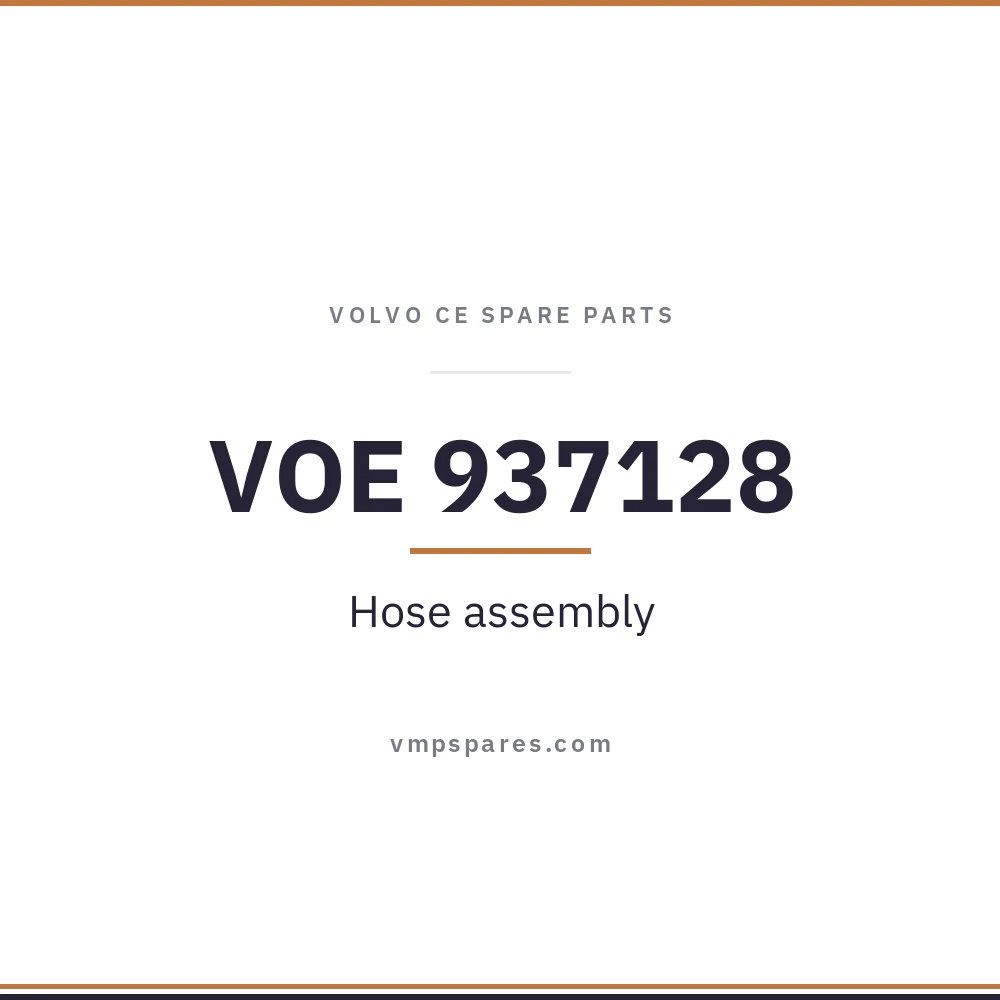 VOE 937128 – Hose assembly