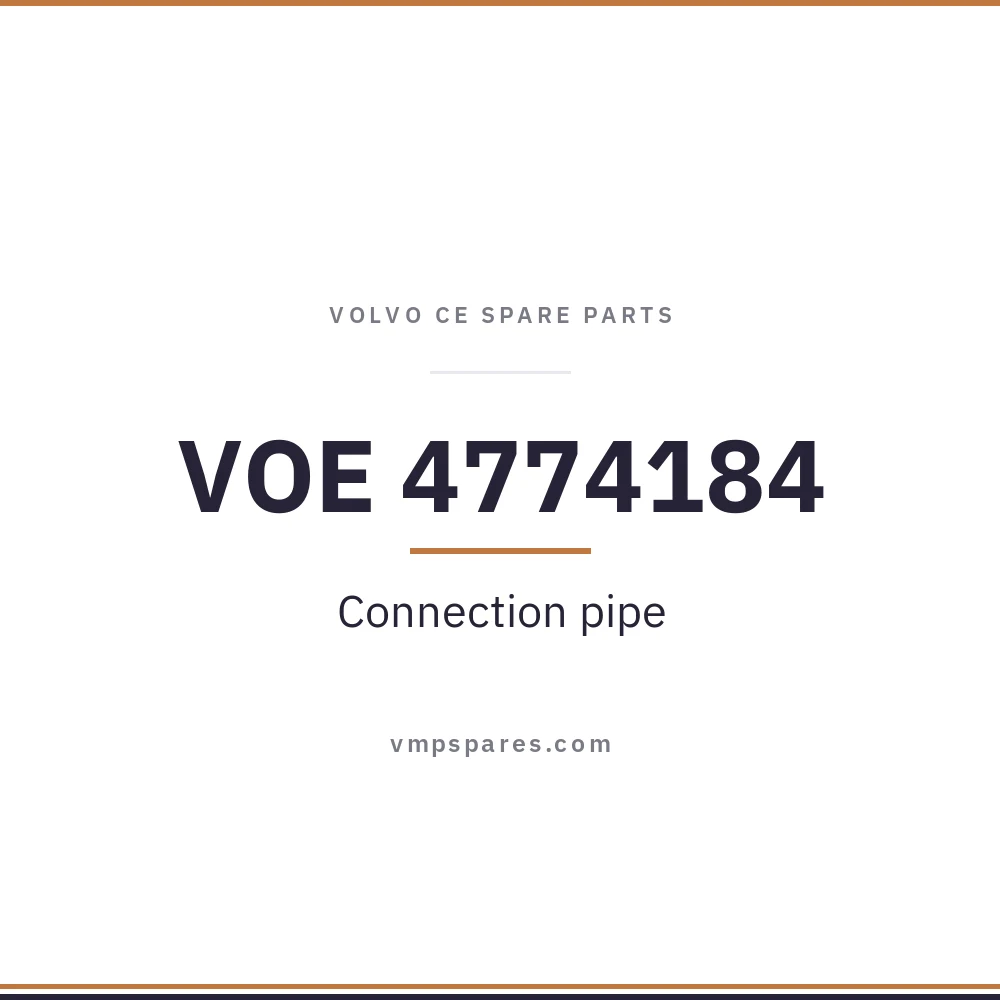 VOE 4774184 – Connection pipe