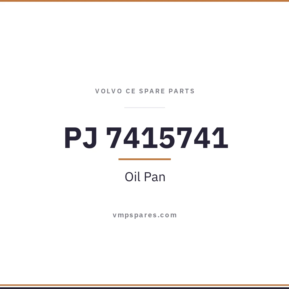 PJ 7415741 – Oil Pan