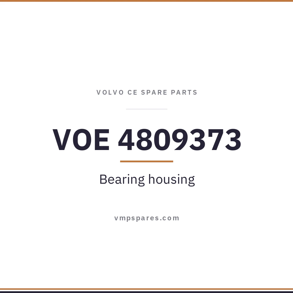 VOE 4809373 – Bearing housing
