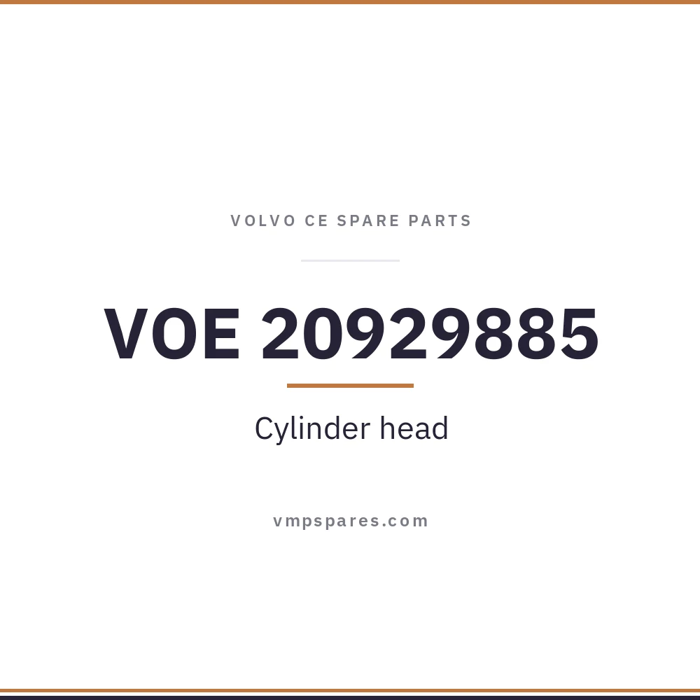 VOE 20929885 – Cylinder head
