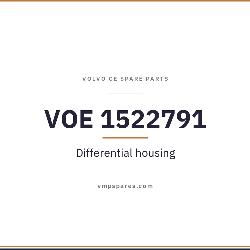 VOE 1522791 – Differential housing