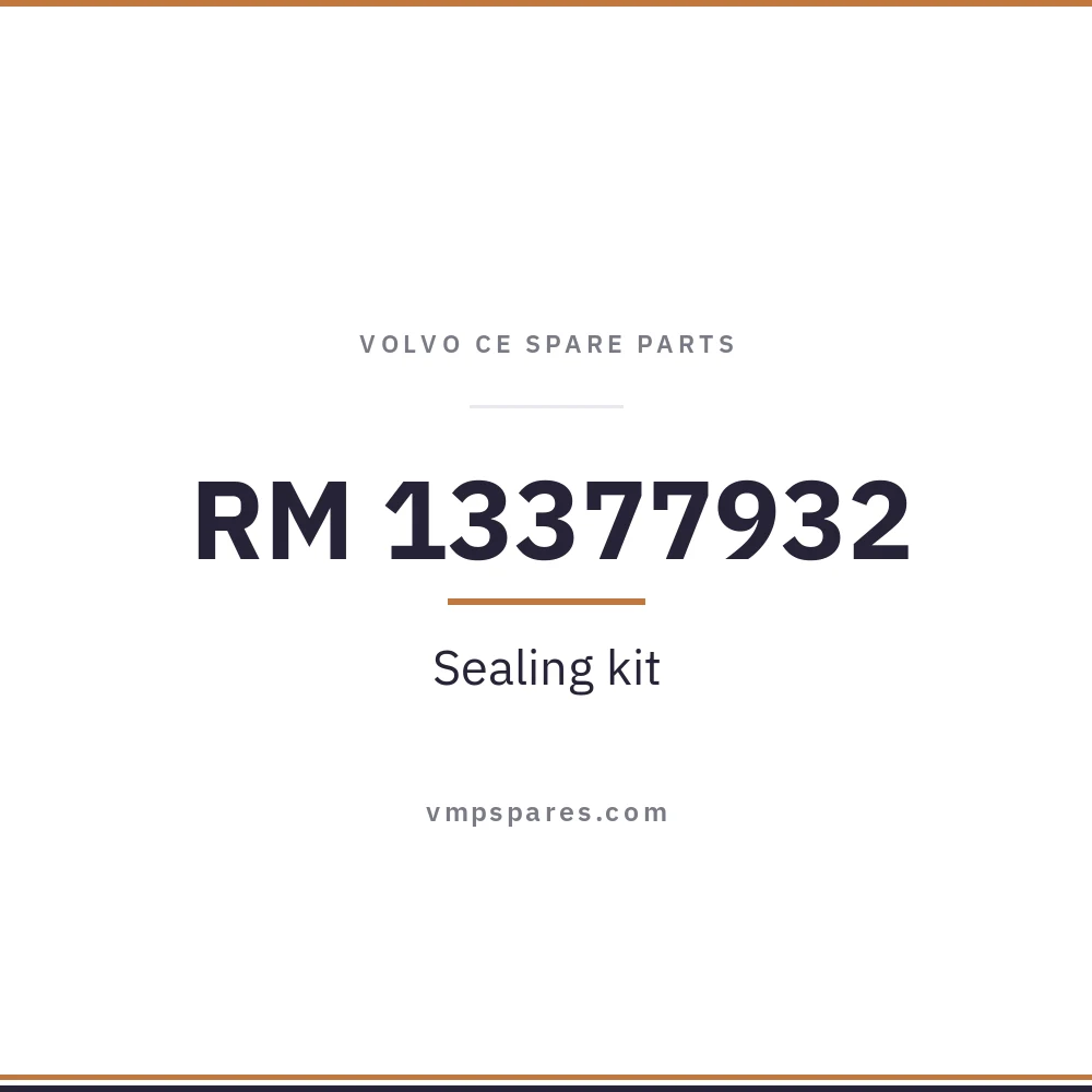 RM 13377932 – Sealing kit