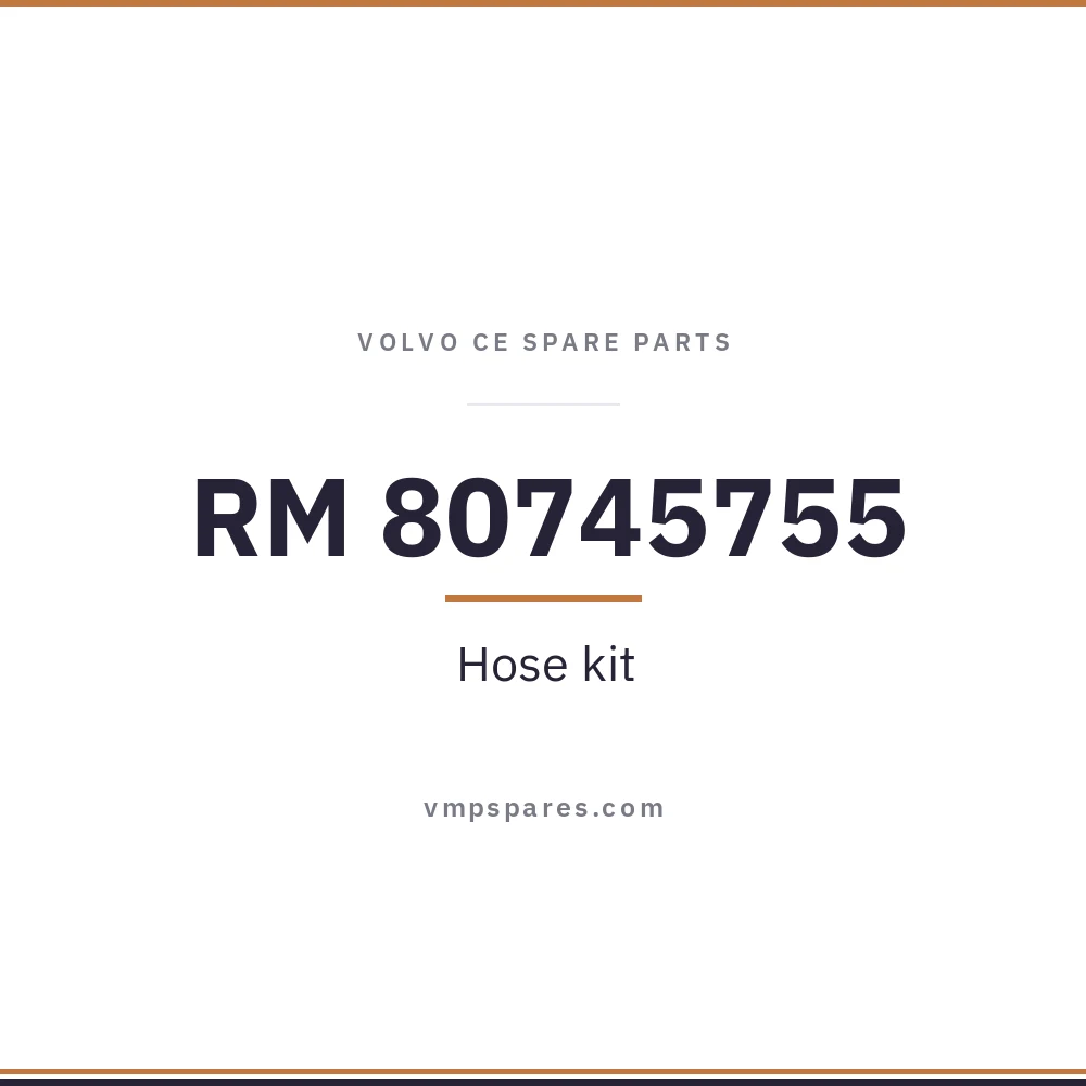 RM 80745755 – Hose kit