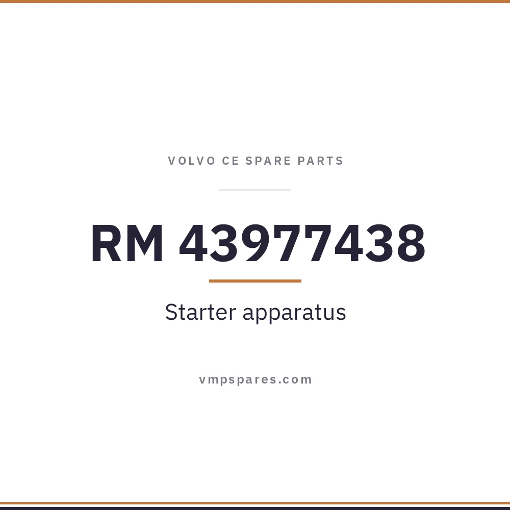 RM 43977438 – Starter apparatus