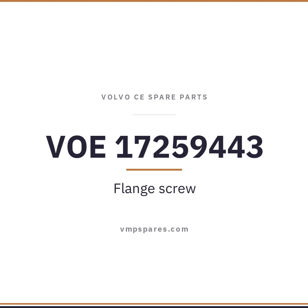 VOE 17259443 – Flange screw