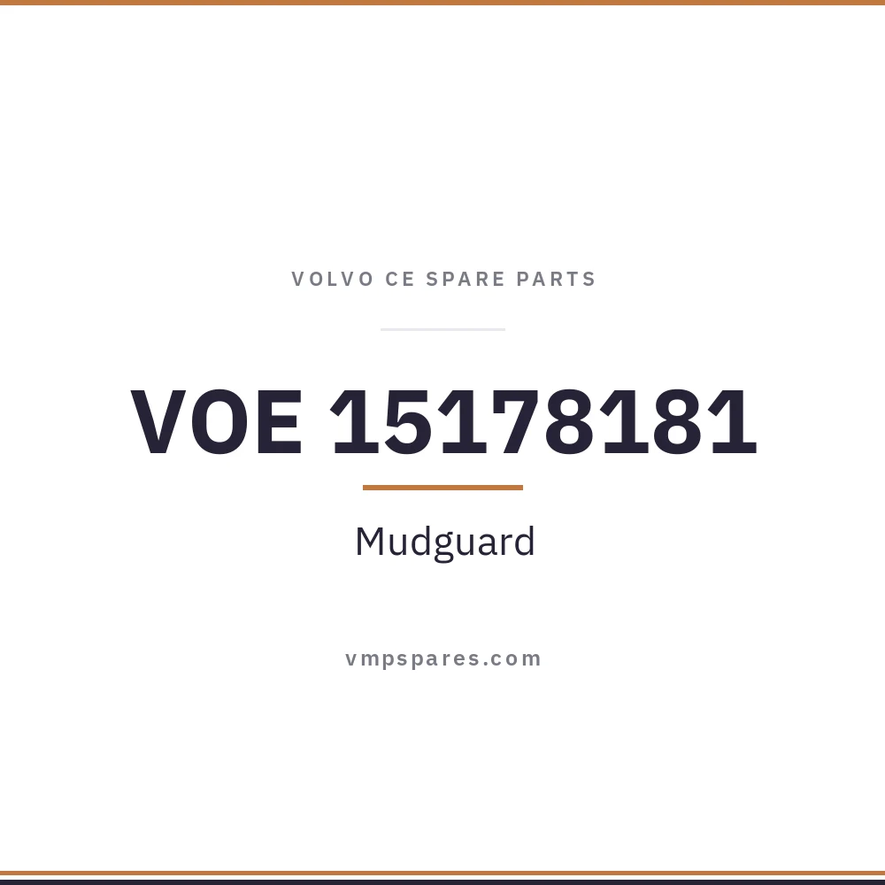 VOE 15178181 – Mudguard