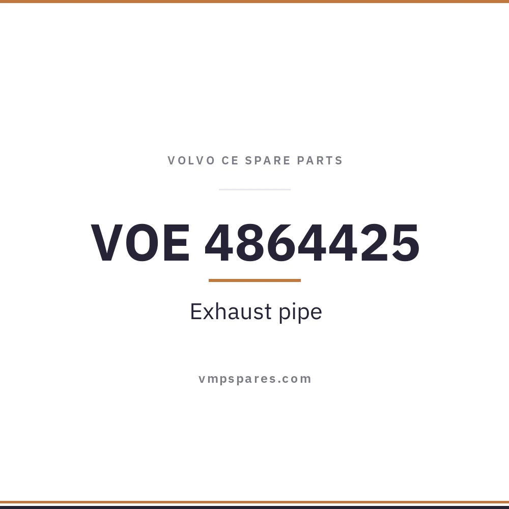VOE 4864425 – Exhaust pipe