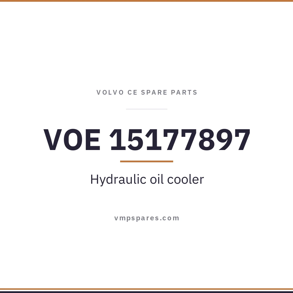 VOE 15177897 – Hydraulic oil cooler
