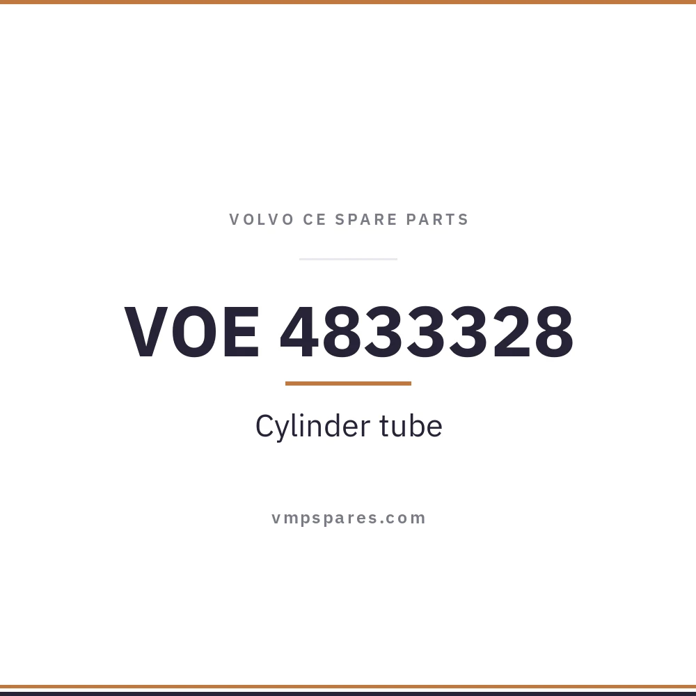 VOE 4833328 – Cylinder tube