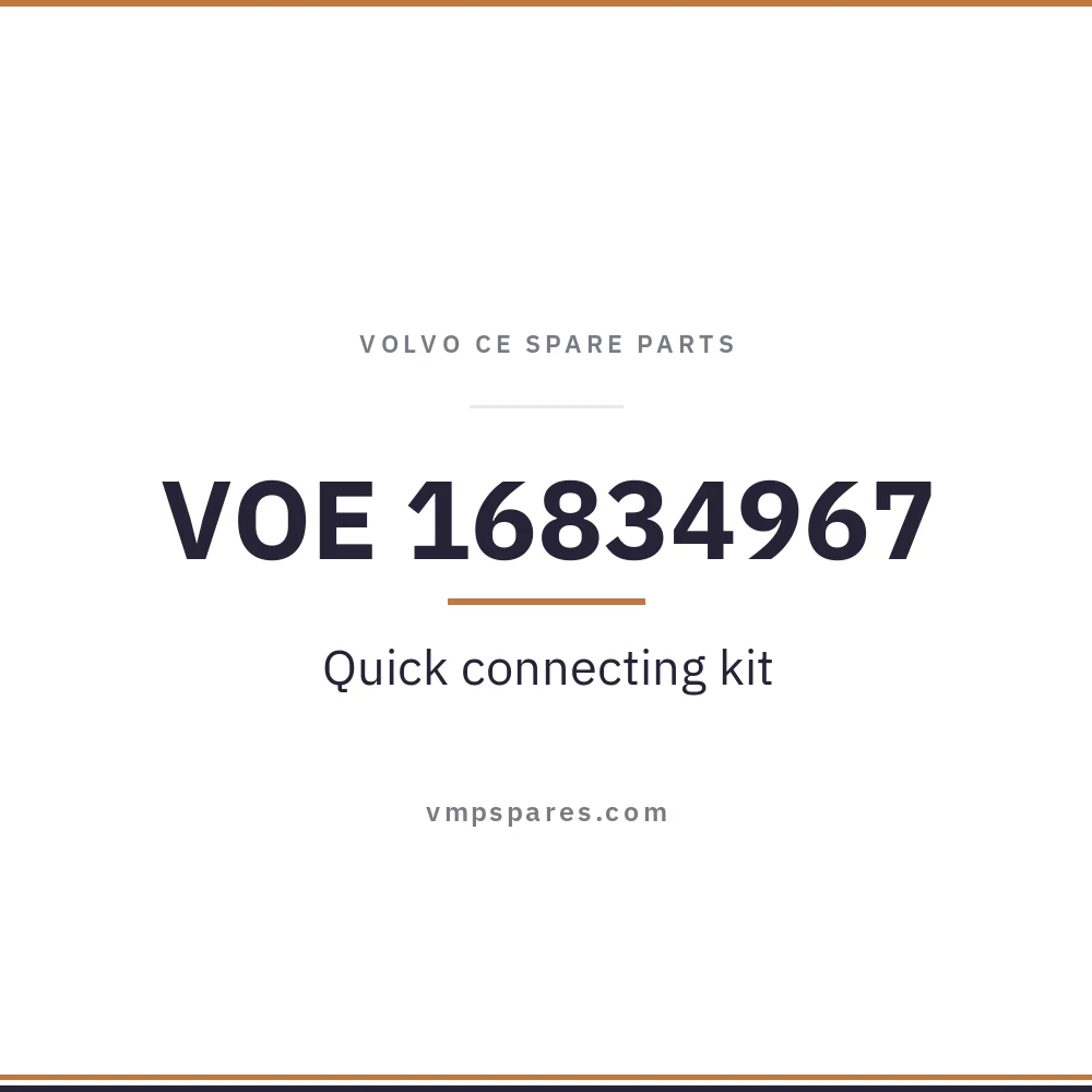 VOE 16834967 – Quick connecting kit