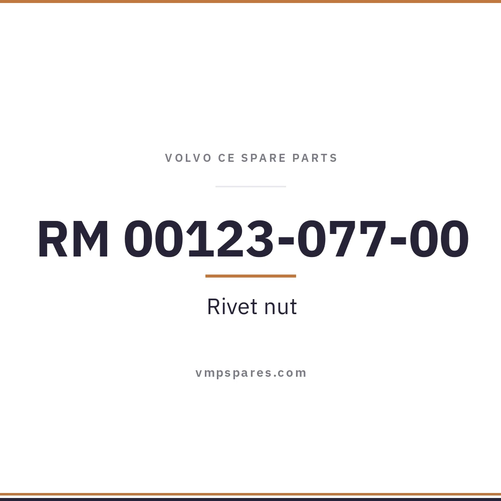 RM 00123-077-00 – Rivet nut