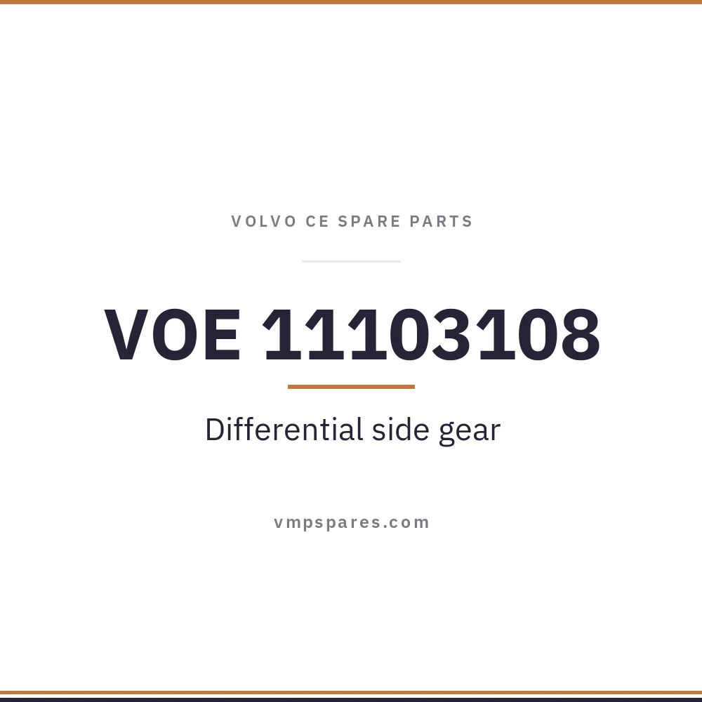 VOE 11103108 – Differential side gear