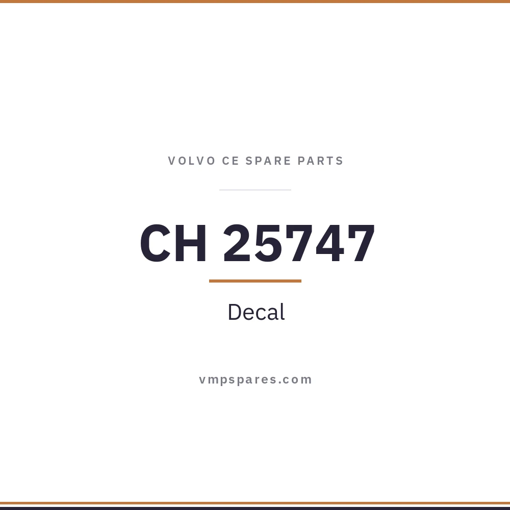 CH 25747 – Decal