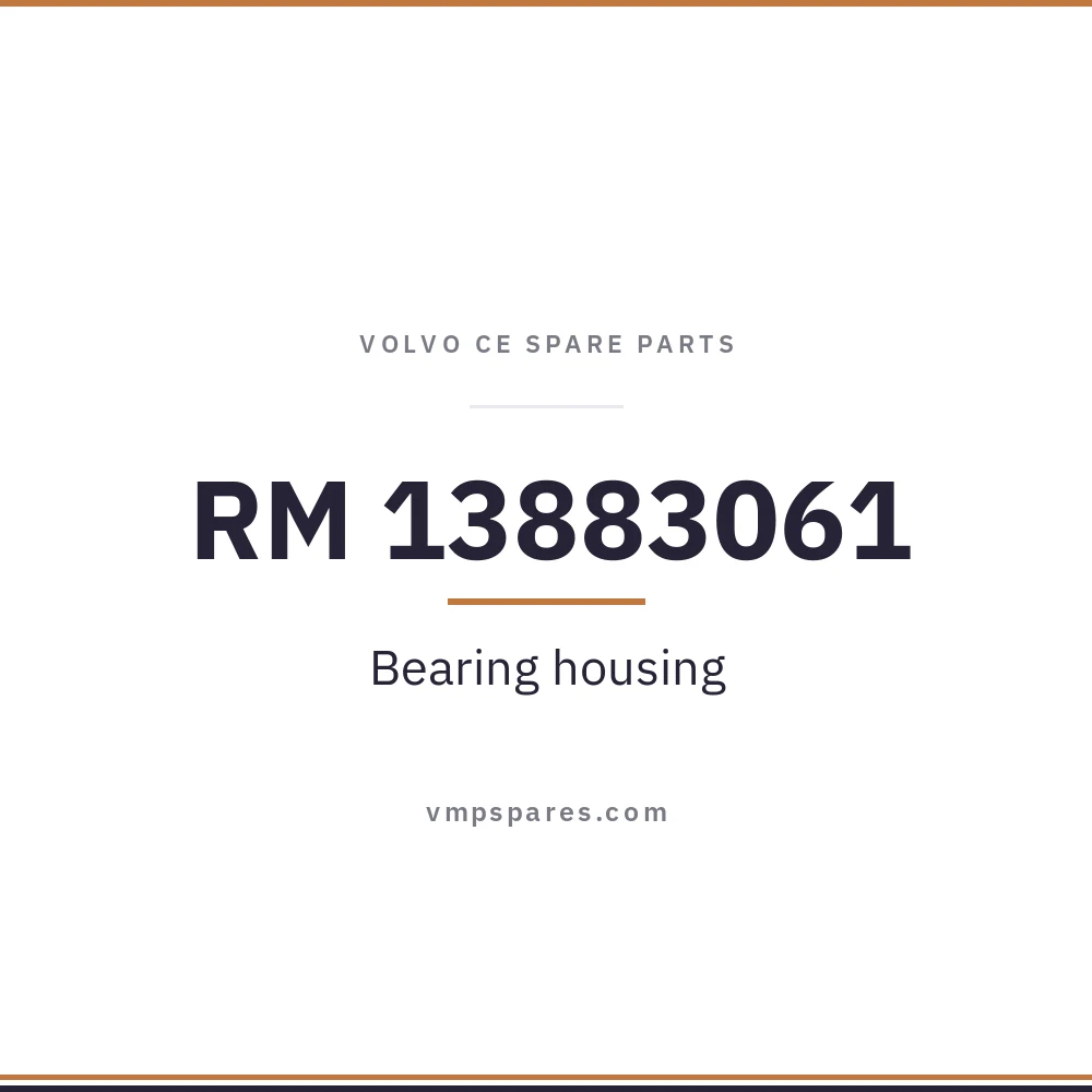 RM 13883061 – Bearing housing