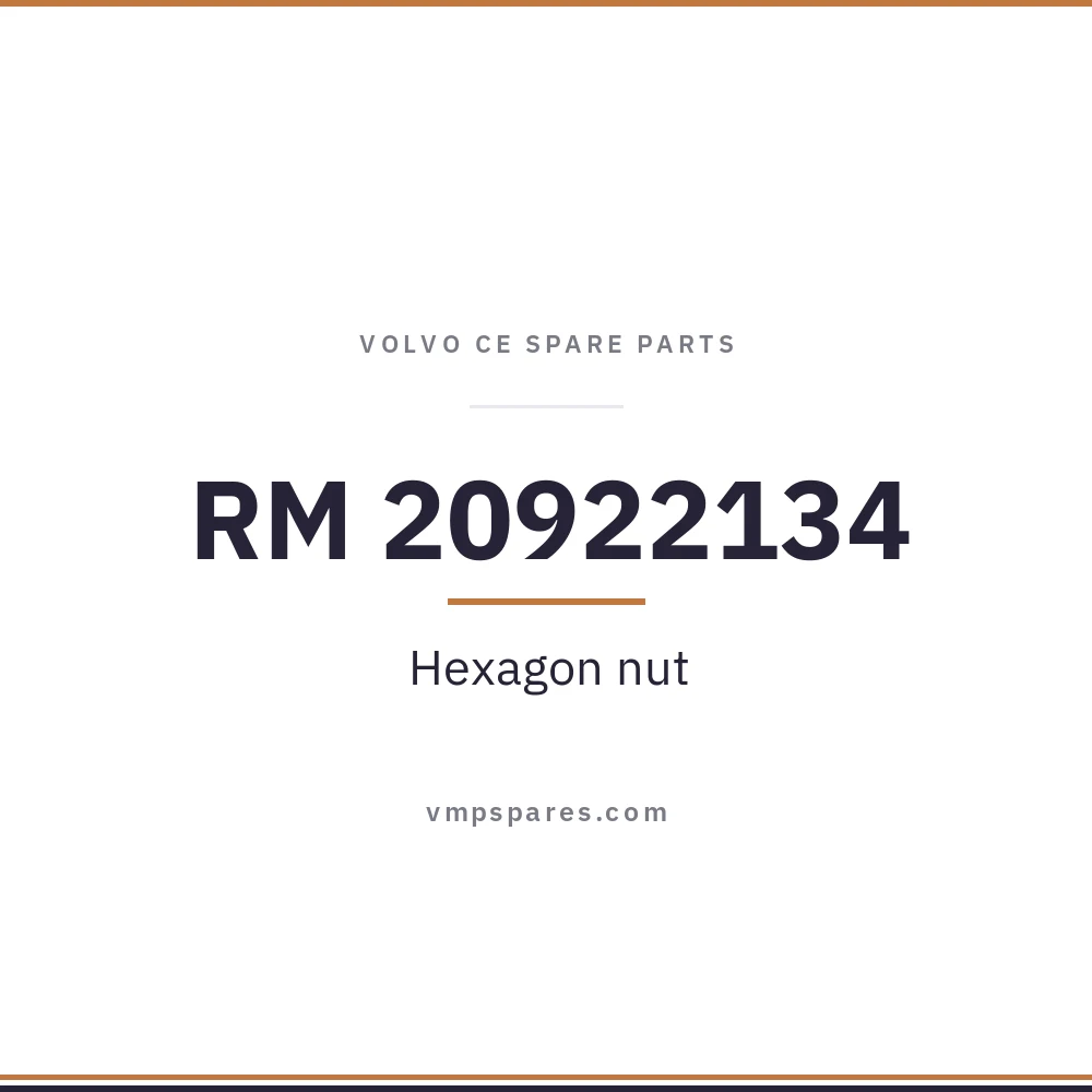 RM 20922134 – Hexagon nut