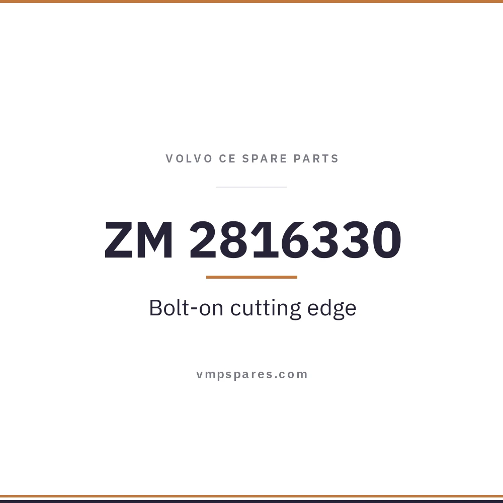 ZM 2816330 – Bolt-on cutting edge