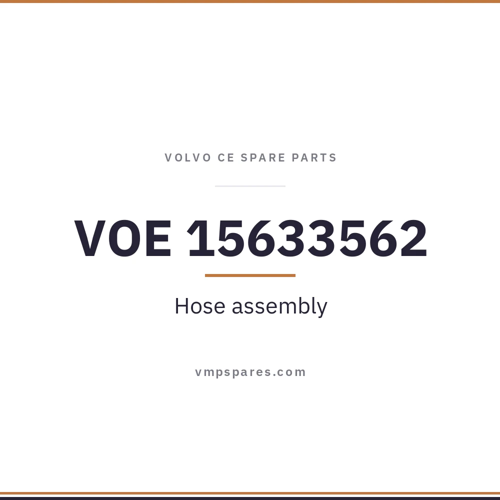 VOE 15633562 – Hose assembly