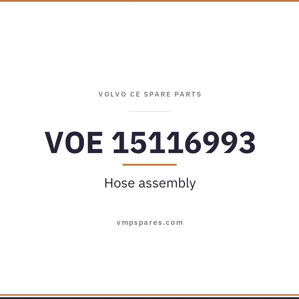 VOE 15116993 – Hose assembly