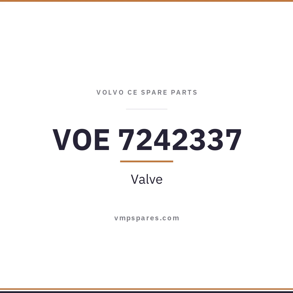 VOE 7242337 – Valve