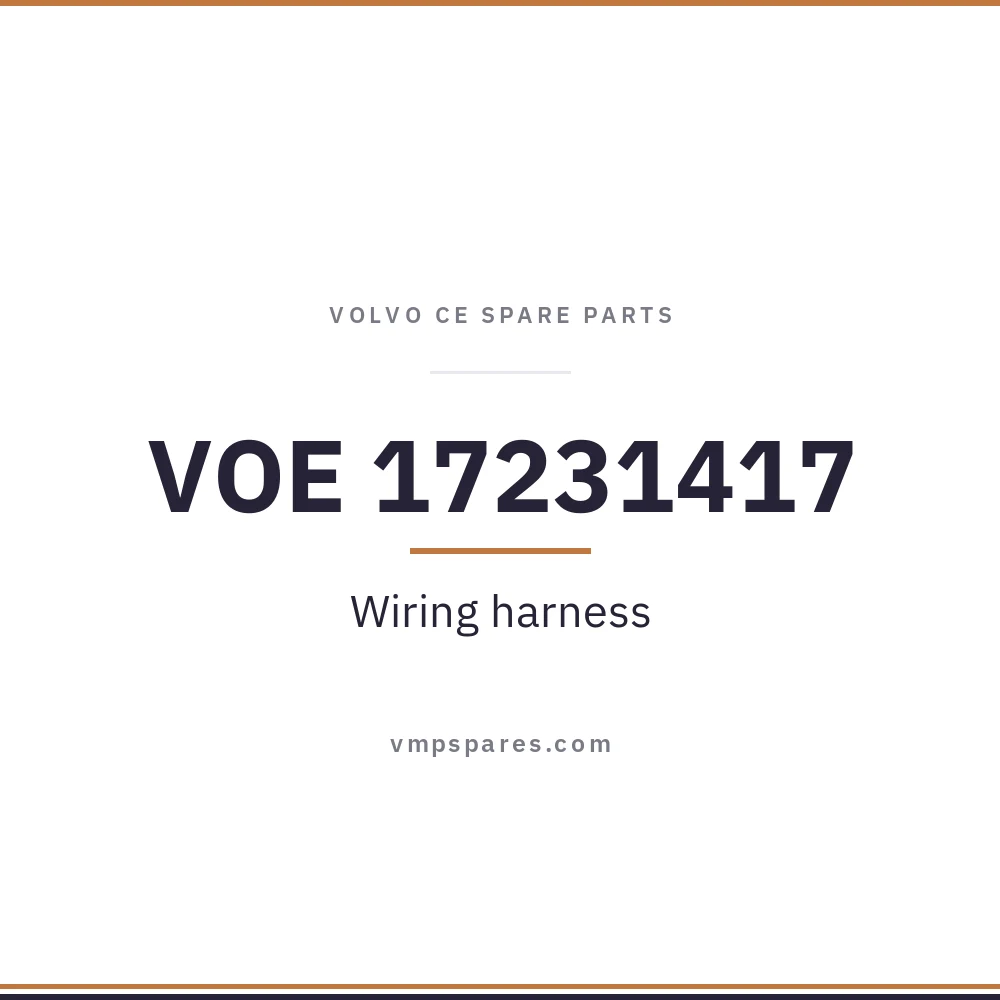 VOE 17231417 – Wiring harness