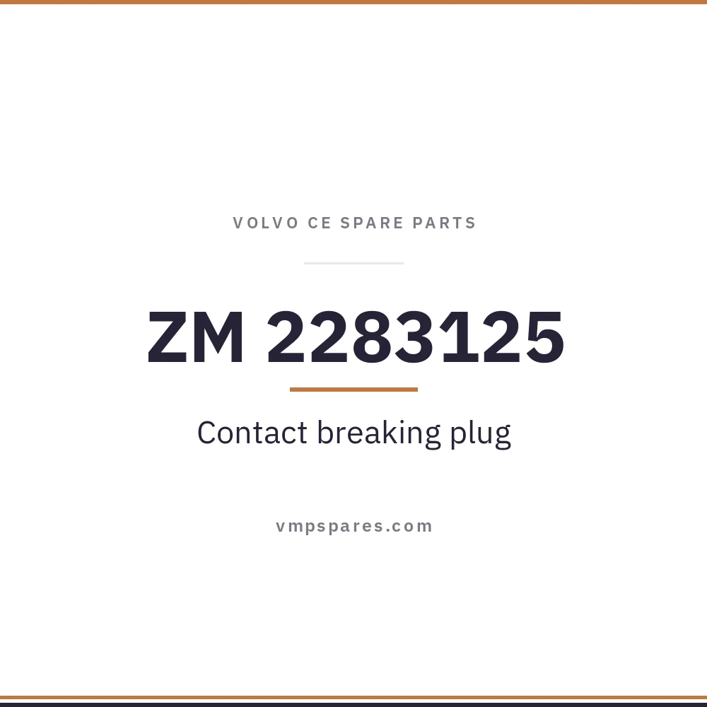 ZM 2283125 – Contact breaking plug