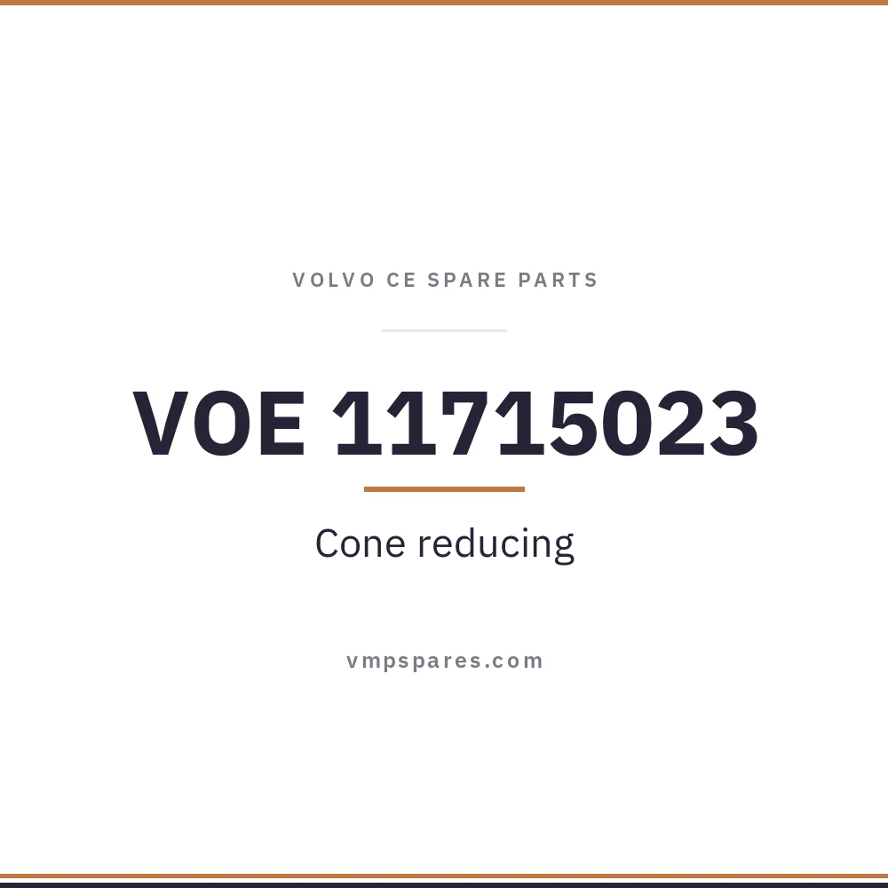 VOE 11715023 – Cone reducing