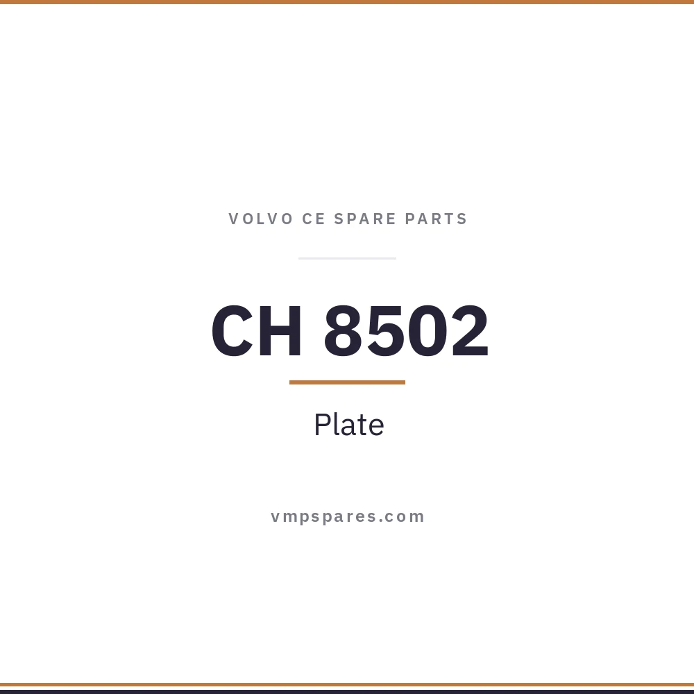 CH 8502 – Plate