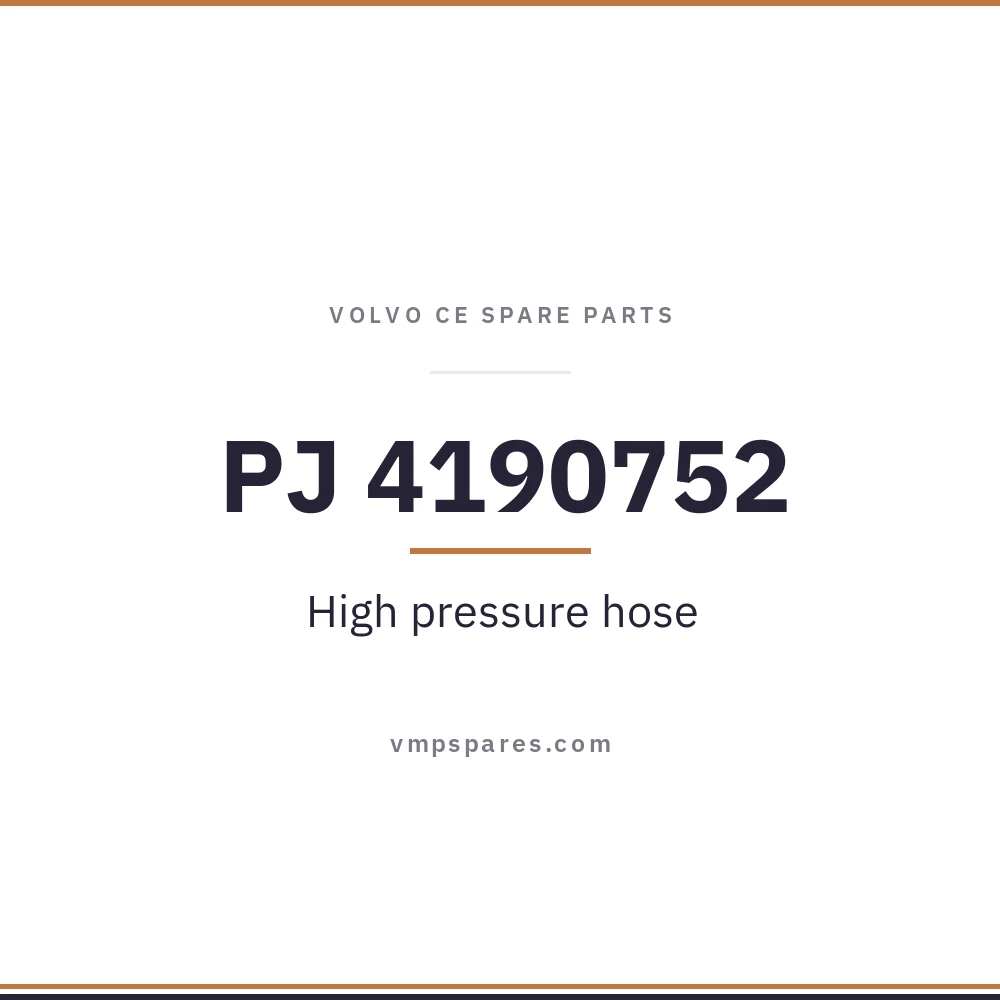 PJ 4190752 – High pressure hose
