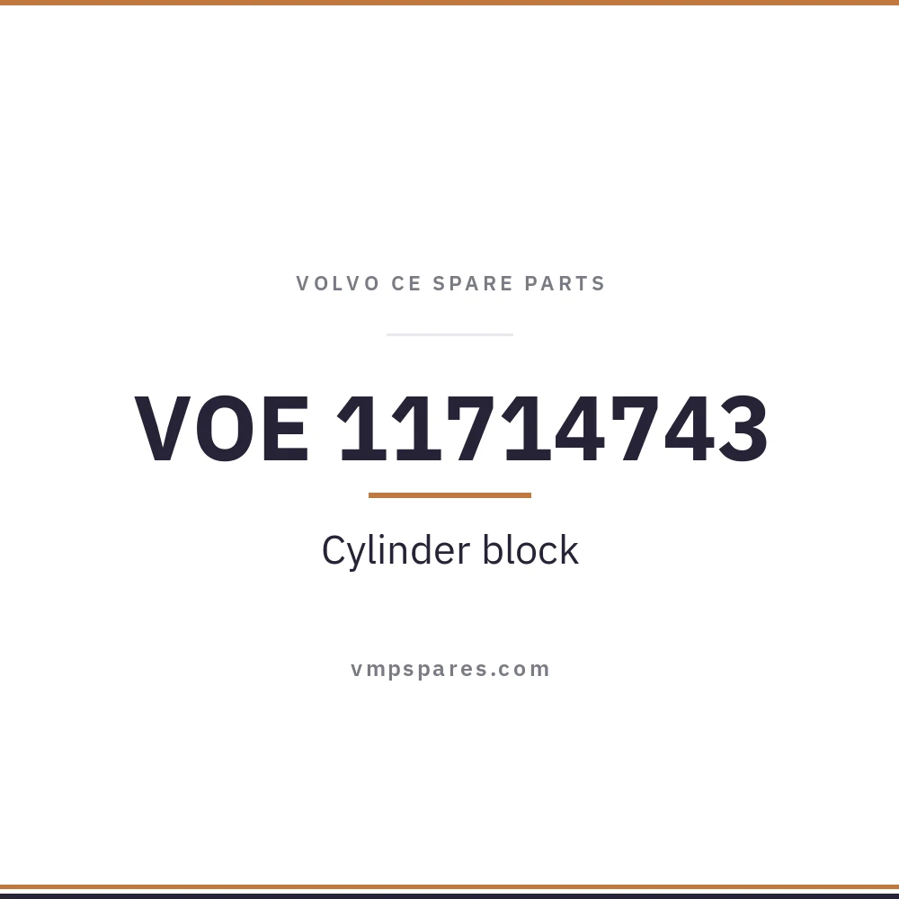 VOE 11714743 – Cylinder block