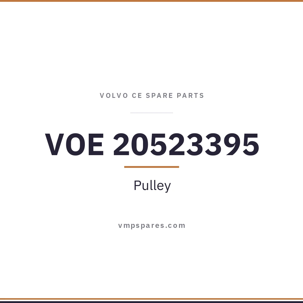 VOE 20523395 – Pulley
