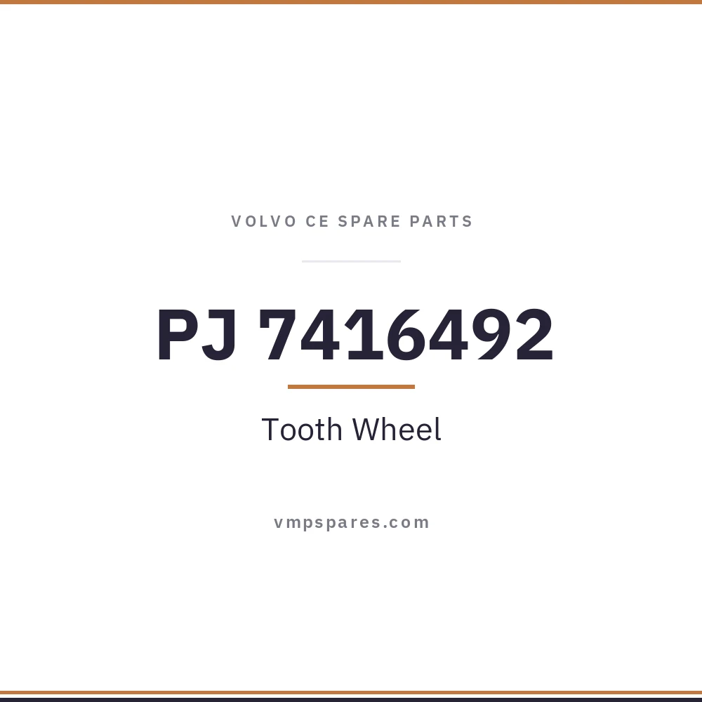 PJ 7416492 – Tooth Wheel