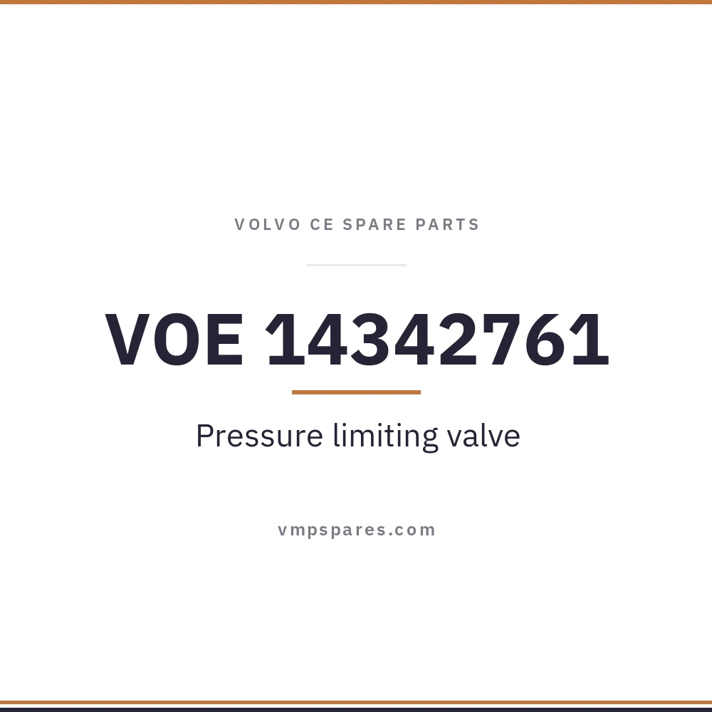 VOE 14342761 – Pressure limiting valve