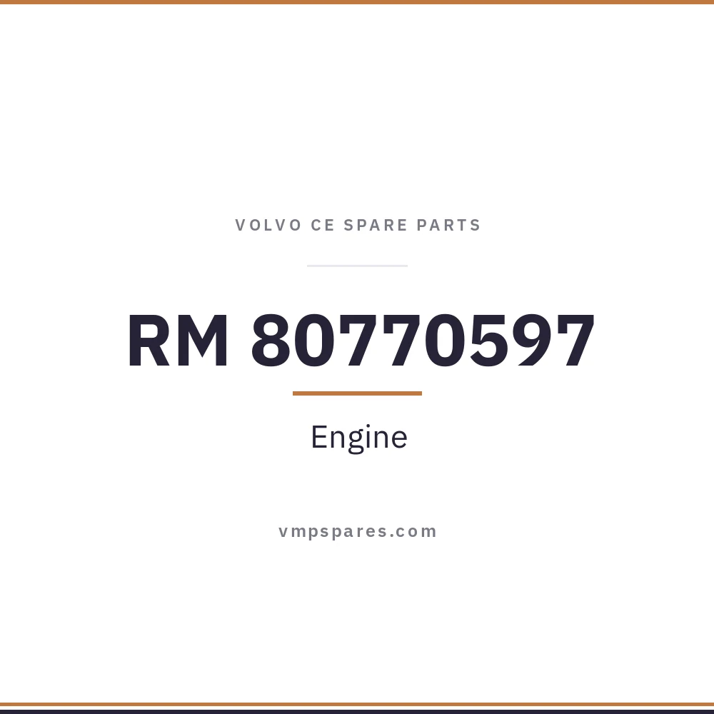 RM 80770597 – Engine
