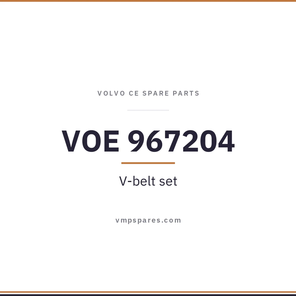 VOE 967204 – V-belt set