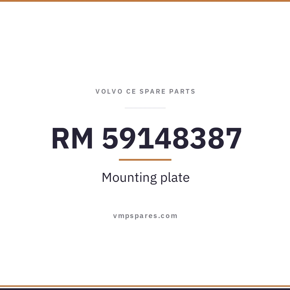RM 59148387 – Mounting plate