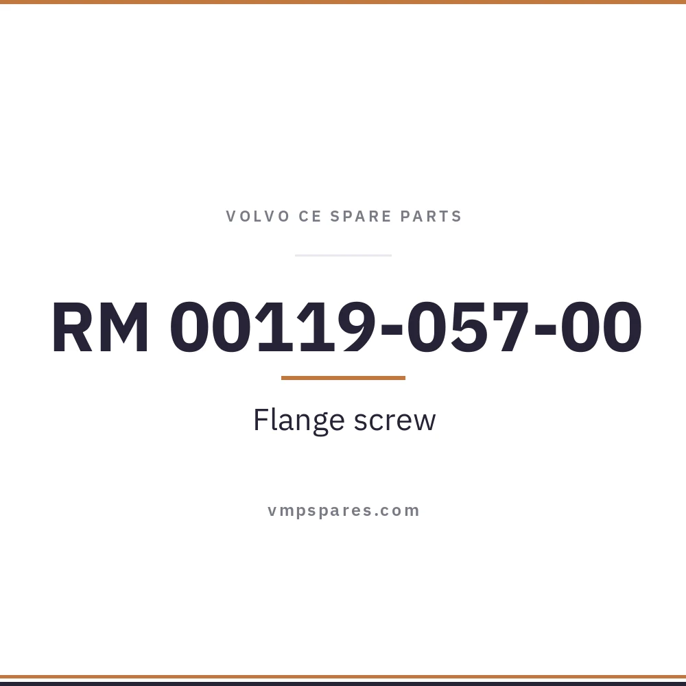 RM 00119-057-00 – Flange screw
