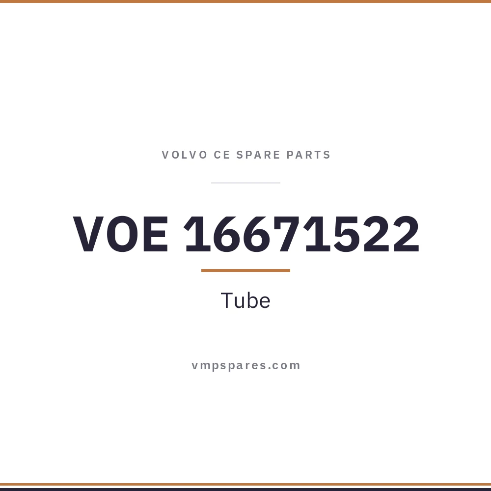 VOE 16671522 – Tube