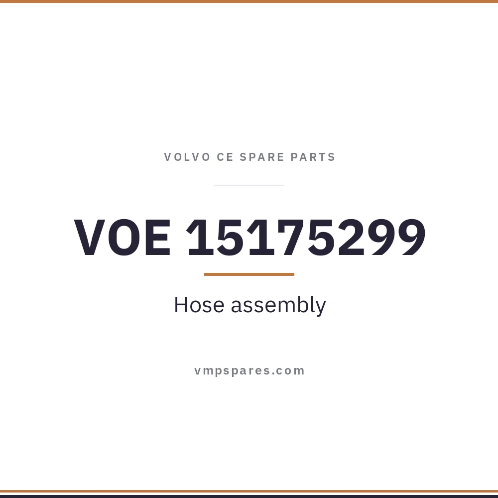 VOE 15175299 – Hose assembly