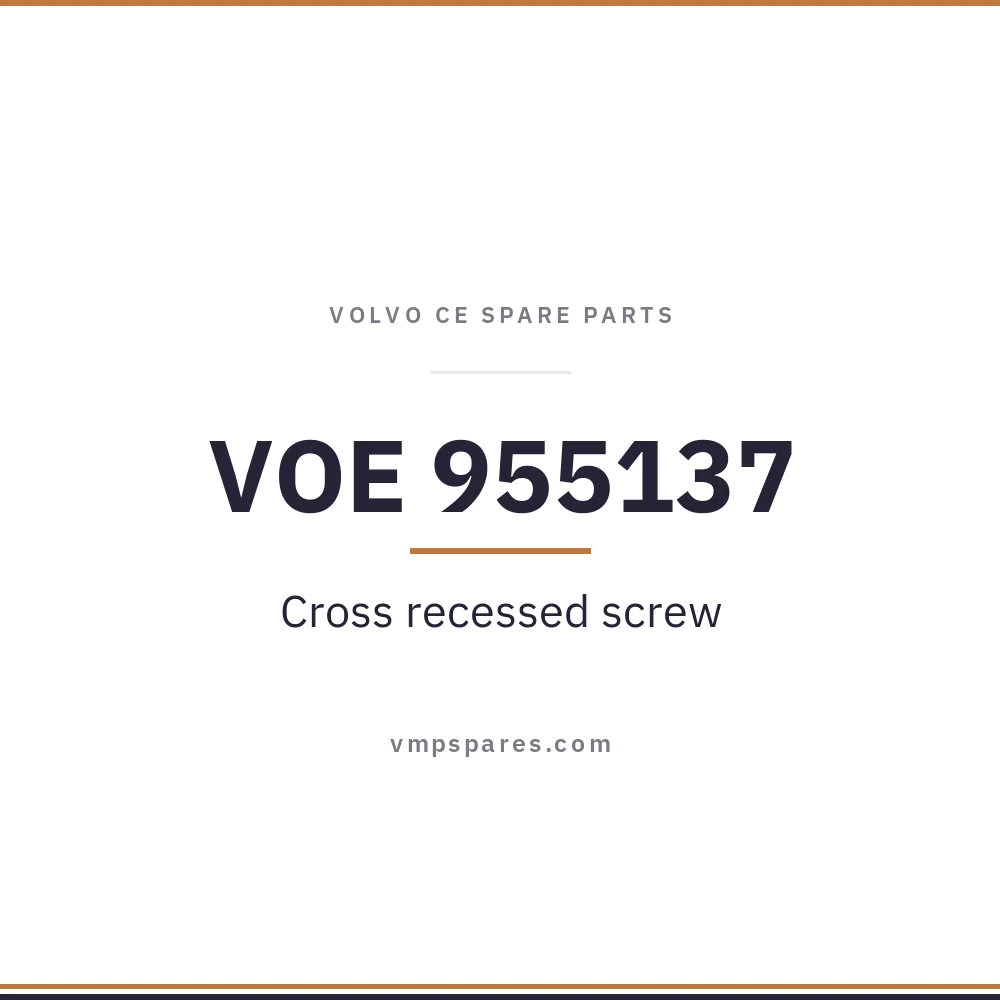 VOE 955137 – Cross recessed screw