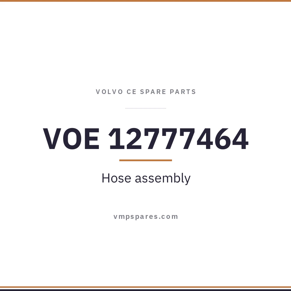 VOE 12777464 – Hose assembly