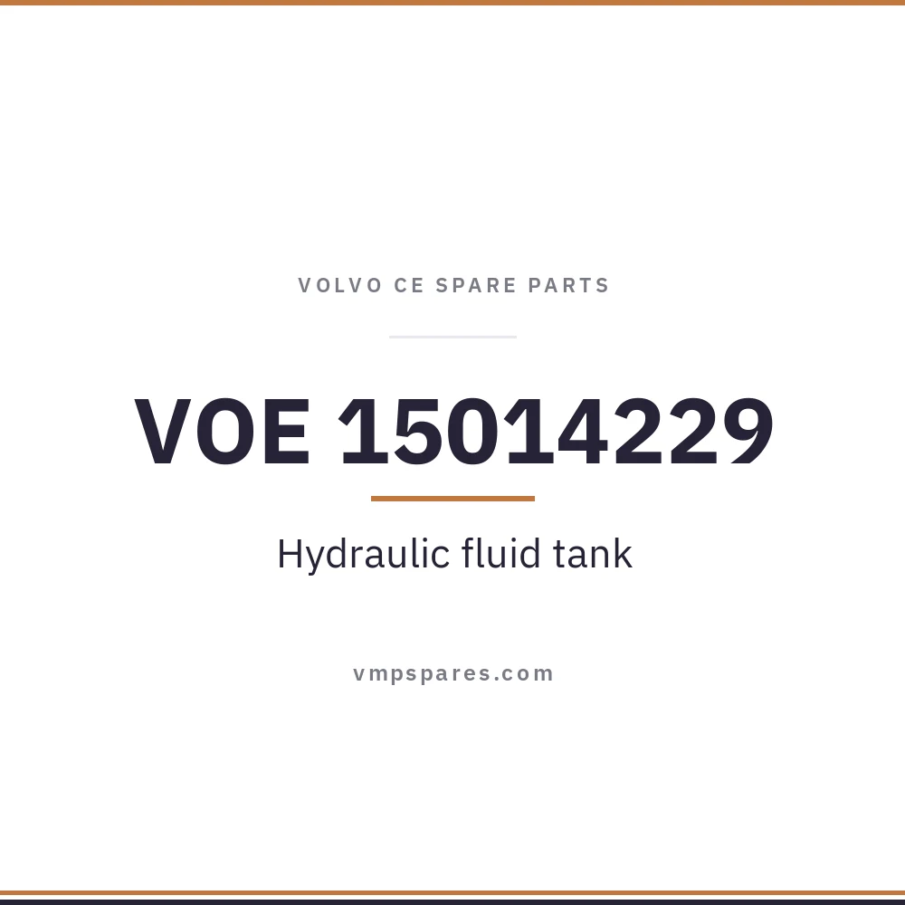 VOE 15014229 – Hydraulic fluid tank
