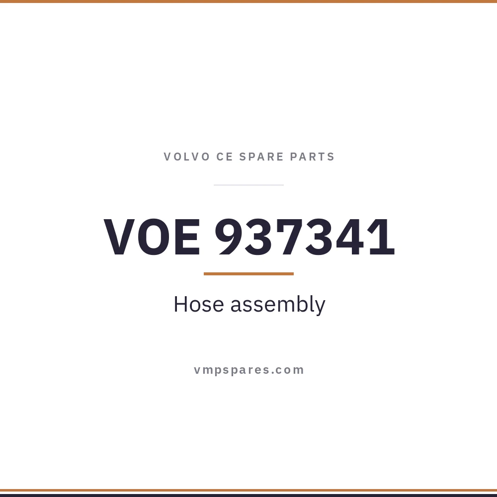 VOE 937341 – Hose assembly