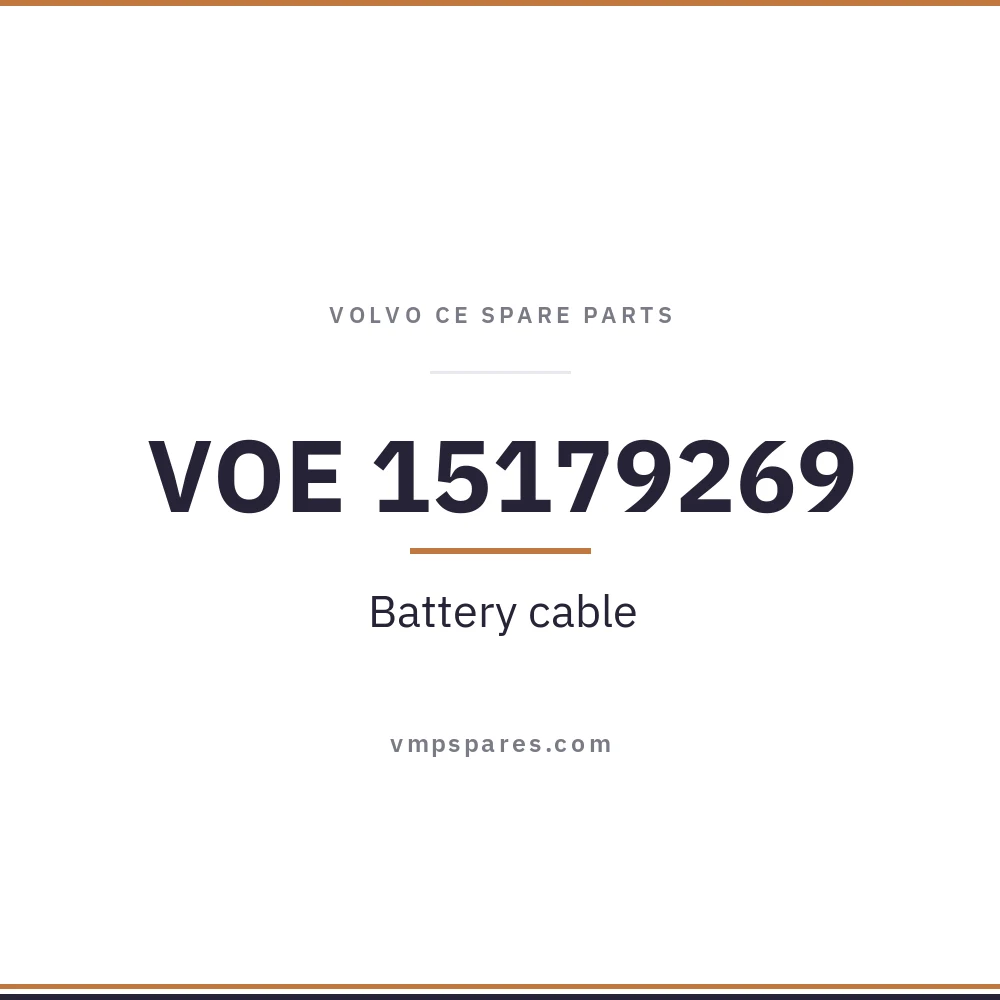 VOE 15179269 – Battery cable