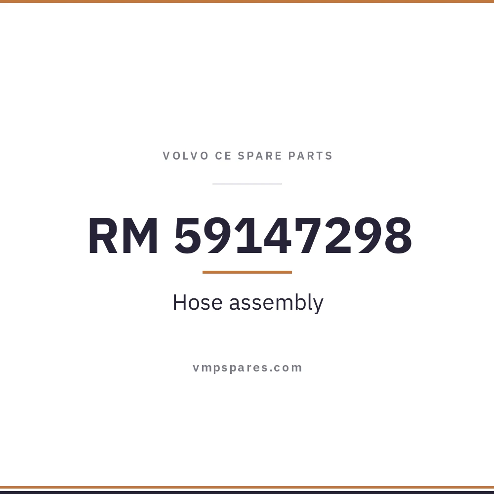 RM 59147298 – Hose assembly