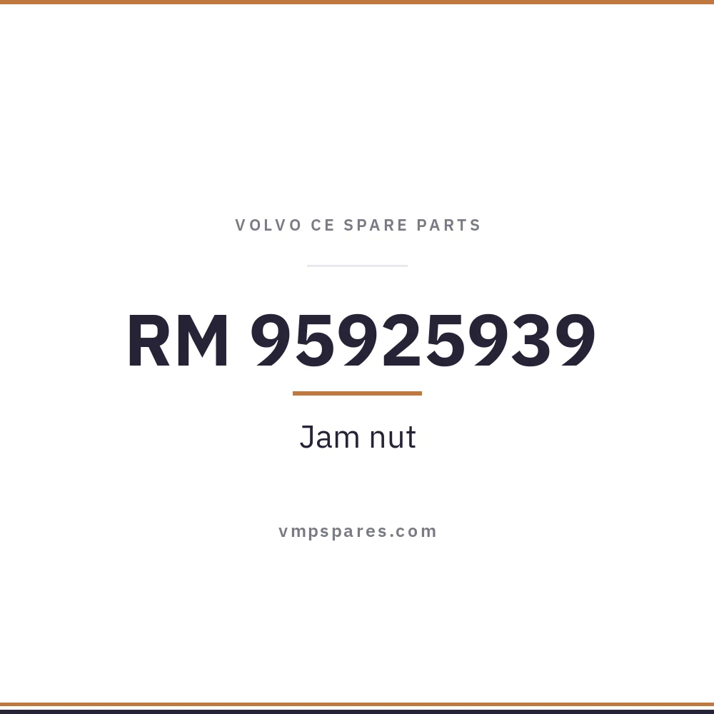 RM 95925939 – Jam nut