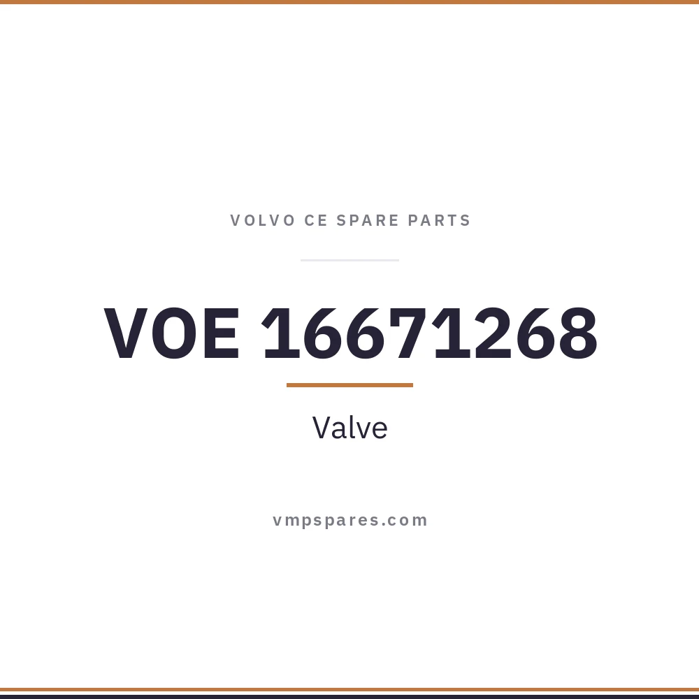 VOE 16671268 – Valve
