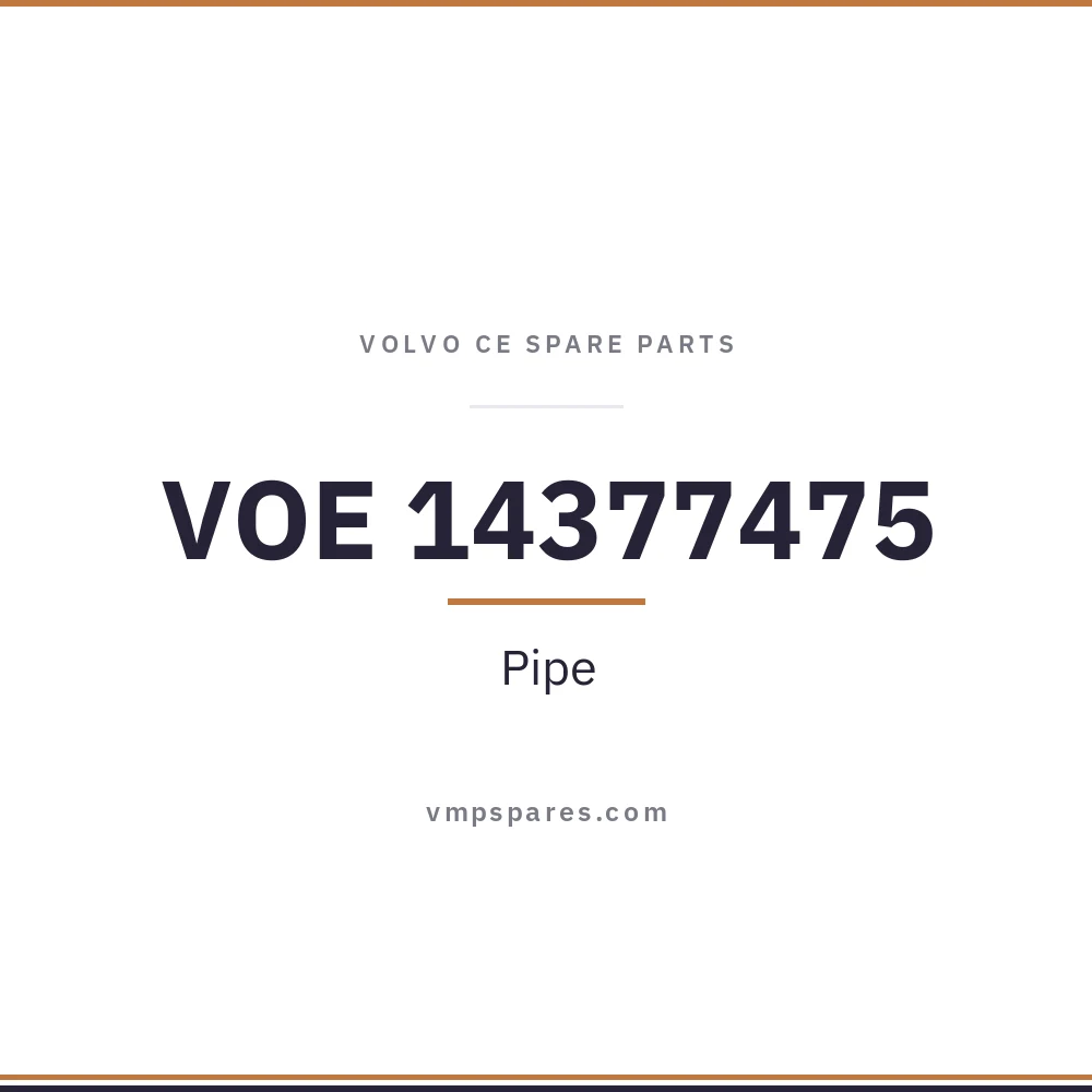 VOE 14377475 – Pipe