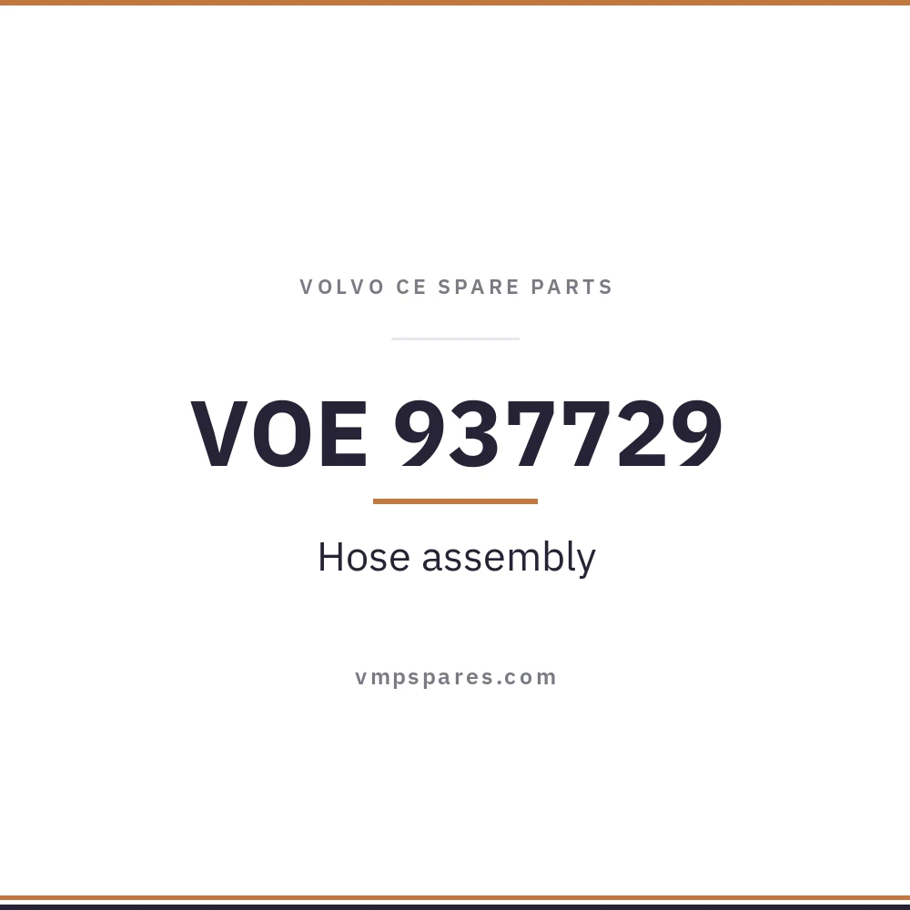 VOE 937729 – Hose assembly